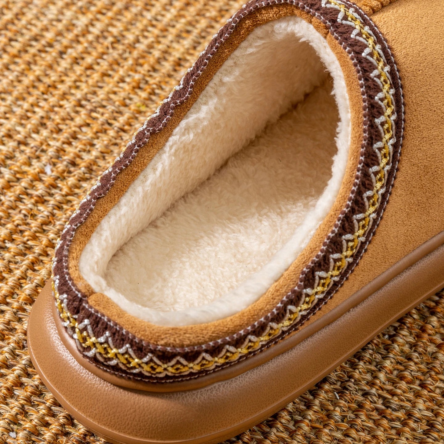 Cozy Slippers — Warm Plush Fleece, Non-Slip Indoor Outdoor Comfort