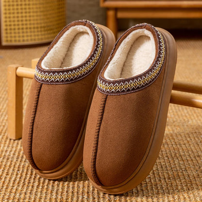 Cozy Slippers — Warm Plush Fleece, Non-Slip Indoor Outdoor Comfort