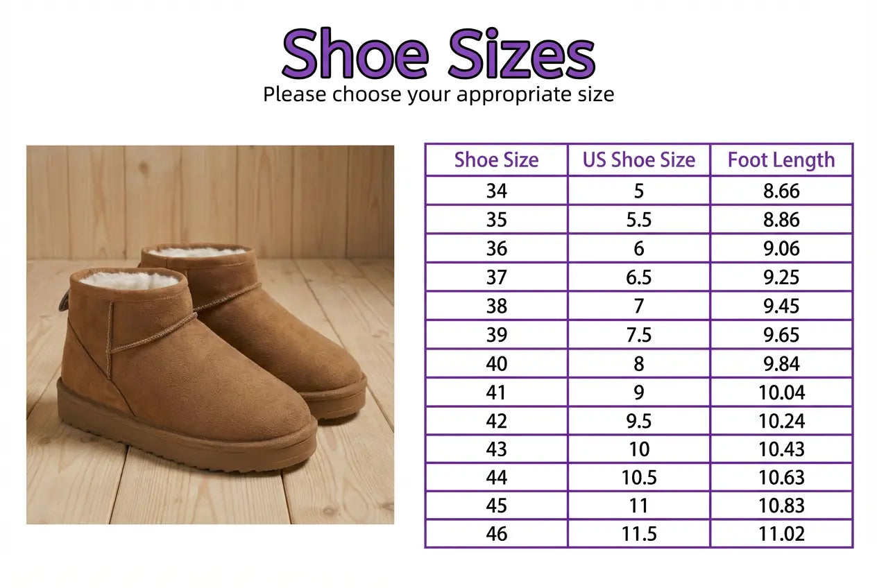 Women’s Warm Suede Winter Boots – Cozy Non-Slip SoftStride