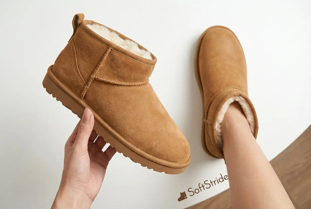 Women’s Warm Suede Winter Boots – Cozy Non-Slip SoftStride